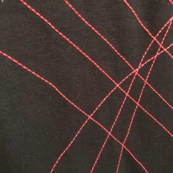 CACHE Black and Red Sheath Dress - Picture 3 of 4